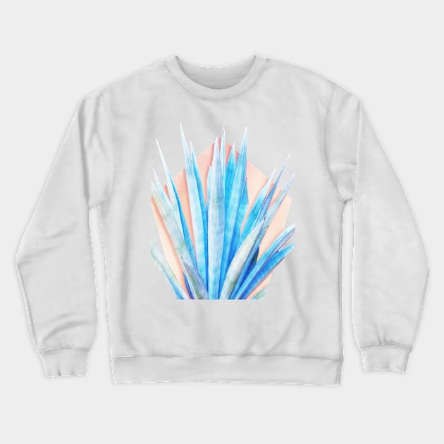 Agave Azul Crewneck Sweatshirt by RoxanneG